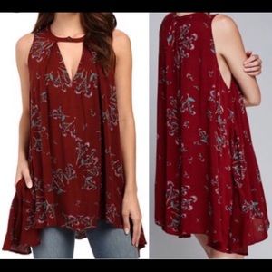 Free people sleeveless swing tunic.
